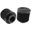 Aeroflow Black Clamp On Breather 3in OD x 2-1/2in High 1-3/8in Flange ID AF2271-1440