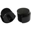 Aeroflow Black Push In Breather with Shield 3in OD x 2-1/2in High 1in Flange ID AF2271-1520