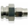Aeroflow SS 19mm Female Inverted Flare to -3AN Hose-End 19mm Clip Recess 3/8in-24 AF230-03