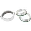 Aeroflow Billet Aluminium Intercooler Clamps Silver 3in 76.2mm Bore AF25-3000S