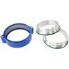 Aeroflow Billet Aluminium Intercooler Clamps Blue 3-1/2in 88.9mm Bore AF25-3500BL