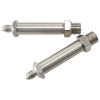 Aeroflow Stainless Through Frame Fitting 2-3/8in Long Male 1/8in NPT to -3AN AF285-03