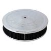 Aeroflow Chrome Air Filter Assembly 9in x 2in 5-1/8in Neck Black AF2851-1110