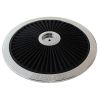 Aeroflow Chrome Full Flow Air Filter Top Plate 14in diameter black AF2851-1401