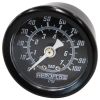 Aeroflow 1-1/2in 100 psi Pressure Gauge Black Face White Pointer 1/8in NPT Male Thread AF30-2205
