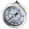 Aeroflow 1-1/2in Liquid Filled 30 psi Pressure Gauge White Face Black Pointer AF30-2209