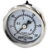 Aeroflow 1-1/2in 30 psi Pressure Gauge White Face Black Pointer 1/8in NPT Male Thread AF30-2211