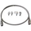 Aeroflow Stainless Braided Line Gauge Kit -4AN 6ft Hose Length with Fittings AF30-4006
