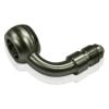 Aeroflow Stainless 90 Banjo to AN Fitting 12mm Banjo to -4AN Male AF309-04