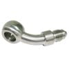 Aeroflow Stainless 45 Banjo to AN Fitting 11.2mm 7/16in Banjo to -4AN Male AF335-04