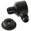Aeroflow Universal Billet Brake Booster Valve with -6AN Black AF350-00BLK