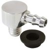 Aeroflow Universal Billet Brake Booster Valve with 3/8in Barb Polished Finish AF350-01