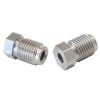 Aeroflow Stainless Inverted Flare Tube Nuts PairM10 -1.0mm to 3/16in Hard AF366