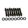 Aeroflow Blower Stud Kit 2.50in Total Length Black Studs & Nuts AF37-0602BLK