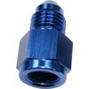 Aeroflow Straight Female NPT to Male AN Adapter 1/8in to -4AN Blue AF370-04