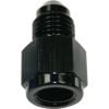 Aeroflow Straight Female NPT to Male AN Adapter 1/8in to -4AN Black AF370-04BLK