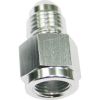 Aeroflow Straight Female NPT to Male AN Adapter 1/8in to -4AN Silver AF370-04S