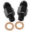 Aeroflow Transmission Cooler Adapter AF395-06BLK