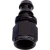 Aeroflow 400 / 510 Series Push Lock Straight Hose-End -4AN Black AF401-04BLK