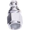 Aeroflow 400 / 510 Series Push Lock Straight Hose-End -10AN Silver AF401-10S
