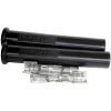 Aeroflow Xpro Silicone Multi Angle Spark Plug Boots & Terminals Black 2PK AF4030-3301