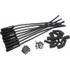 Aeroflow AF4038-32073C Ceramic GM LS Universal Spark Plug Lead Set Black