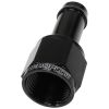 Aeroflow Straight Hose Barb 3/8in to -6AN Female Black AF411-06BLK