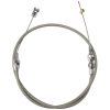 Aeroflow Stainless Throttle Cable Polished 36in Long AF42-1101LS1