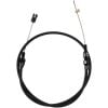Aeroflow Stainless Throttle Cable Black 36in Long AF42-1101LS1BLK
