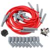 Aeroflow Xpro Universal 8.5mm V8 Ignition Lead Set with 180 Spark Plug Boots Red AF4530-32079