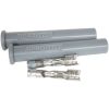 Aeroflow Xpro Silicone Multi Angle Spark Plug Boots & Terminals Grey 2PK AF4530-3301