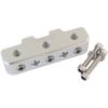 Aeroflow Pressure Sensor Block X9 1/8in NPT Silver AF456-03S