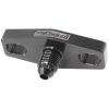 Aeroflow Turbo Oil Feed Adapter -4AN 38-44mm Hole Centres. Black Finish. AF463-08