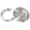 Aeroflow Low Profile Billet Filler Cap & 2in Female Weld-on Bung Raw Cap AF465-32