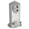 Aeroflow Dual Outlet EFI Pump Surge Tank Polished with Dual -8 ORB AF49-1024
