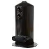 Aeroflow Dual Outlet EFI Pump Surge Tank Black with Dual -8 ORB Ports AF49-1024BLK