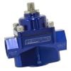 Aeroflow Billet 2-Port Fuel Pressure Regulator 3/8in NPT Blue 1-4 PSI AF49-4001