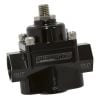 Aeroflow Billet 2-Port Fuel Pressure Regulator 3/8in NPT Black 1-4 PSI AF49-4001BLK