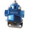 Aeroflow Billet Bypass Fuel Pressure Regulator 4.5-9PSI -8 ORB Blue AF49-4501