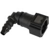 Aeroflow Push-On EFI Fuel Fittings 90 5/16in push-on to 5/16in male barb AF49-7002