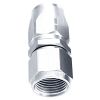 Aeroflow 500 / 550 Series Cutter 1pc Full Flow Swivel Straight Hose-End -6AN Silver AF501-06S