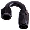 Aeroflow 500 Series Cutter Swivel 180 Hose-End -4AN Black AF506-04BLK