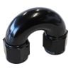 Aeroflow 180 Full Flow Female Coupler -8AN Black AF536-08BLK