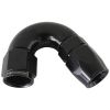 Aeroflow 570 Series 1pc Full Flow 150 Hose-End -12AN Black AF575-12DBLK
