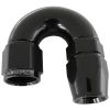Aeroflow 570 Series 1pc Full Flow 180 Hose-End -8AN Black AF576-08DBLK