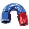 Aeroflow 570 Series 1pc Full Flow 180 Hose-End -10AN Blue/Red AF576-10D