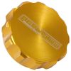 Aeroflow 1in Billet Aluminium Filler Cap Gold AF59-460-16G