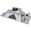 Aeroflow AF6001-1000 SBC Hi-Rise Intake Manifold Single Plane 350 Chev Natural