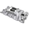 Aeroflow AF6010-1000 Street Intake Manifold Dual Plane Chev 350 Natural