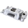 Aeroflow AF6010-1001 SBC Air Gap Intake Manifold Dual Plane 350 Chev Natural